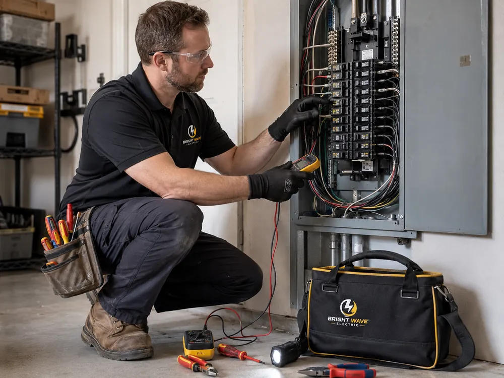 Circuit breaker repair and replacement by Bright Wave Electric in Henderson, NV