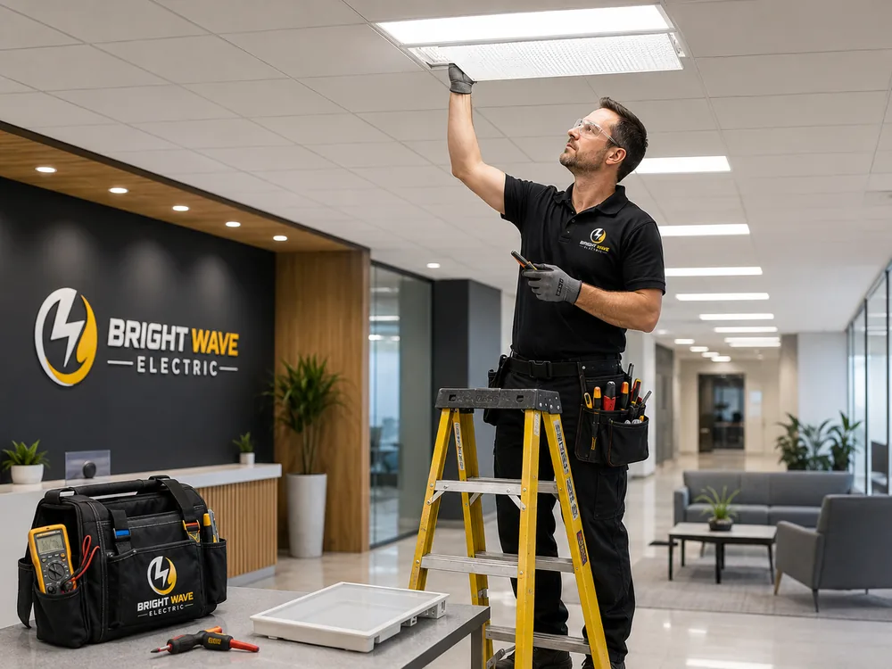 Commercial lighting services by Bright Wave Electric in Henderson, NV