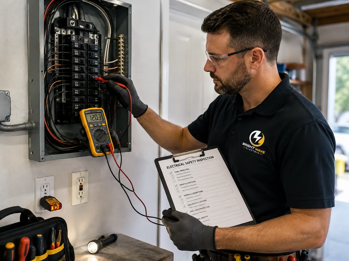Electrical safety inspection by Bright Wave Electric in Henderson, NV