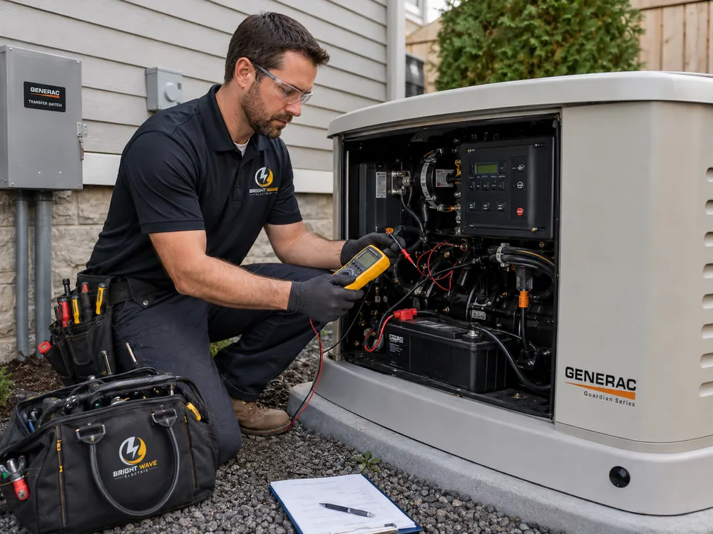 Generator repair and maintenance by Bright Wave Electric in Henderson, NV